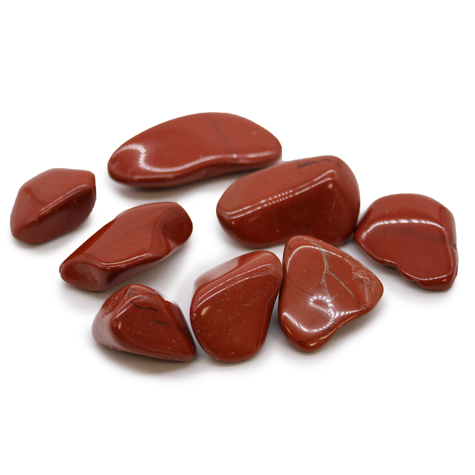 XL Tumble Stones - Jasper - Red