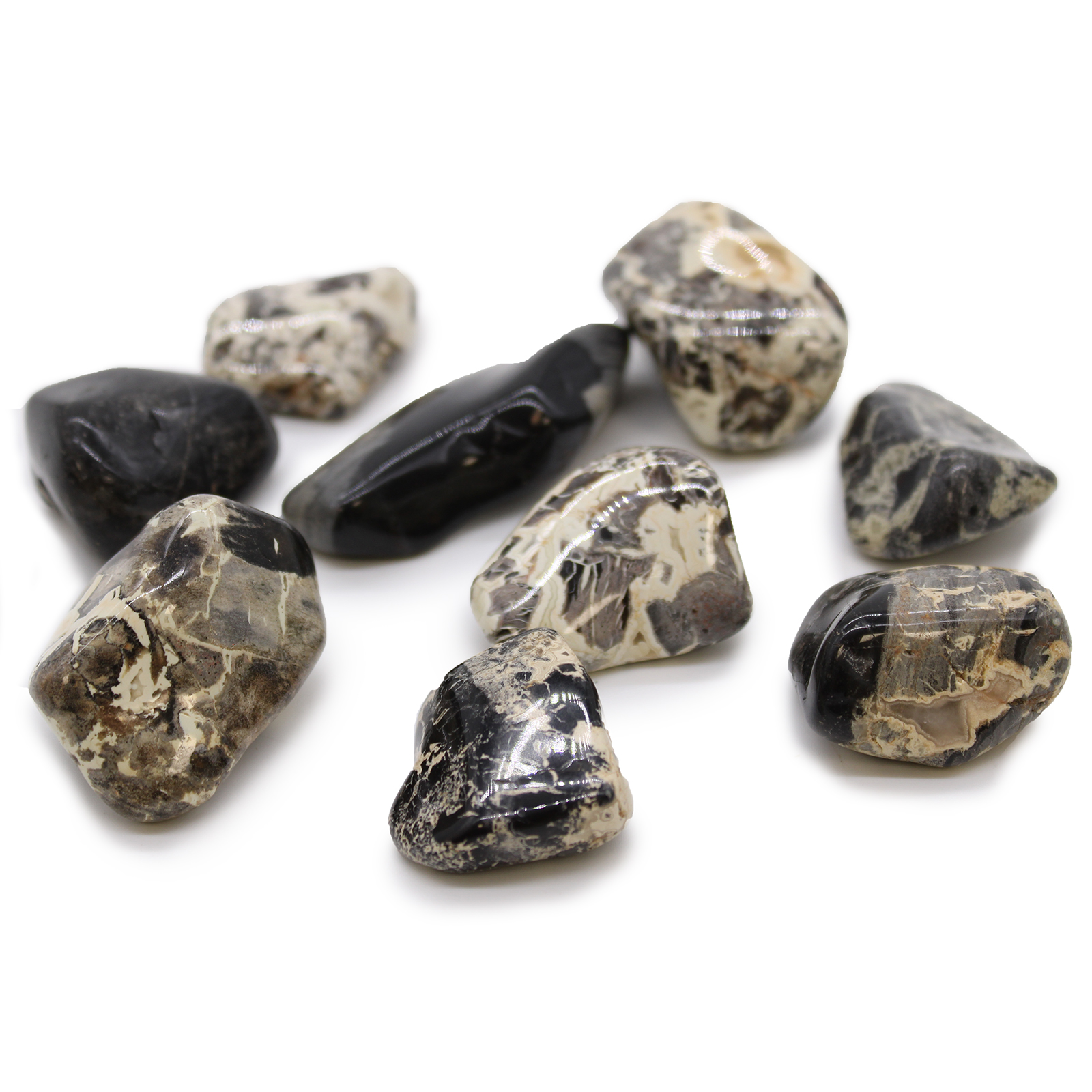 XL Tumble Stones - Jasper - Silverleaf