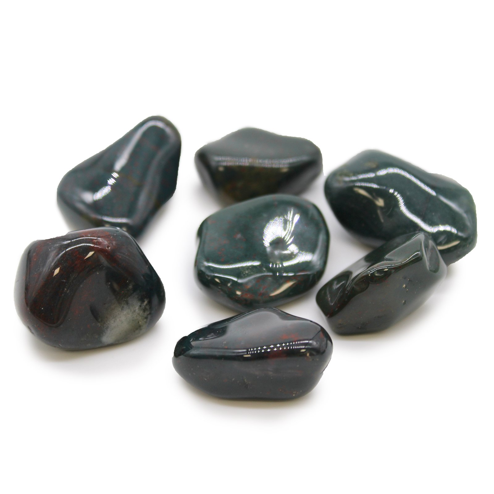 XL Tumble Stones - Bloodstone