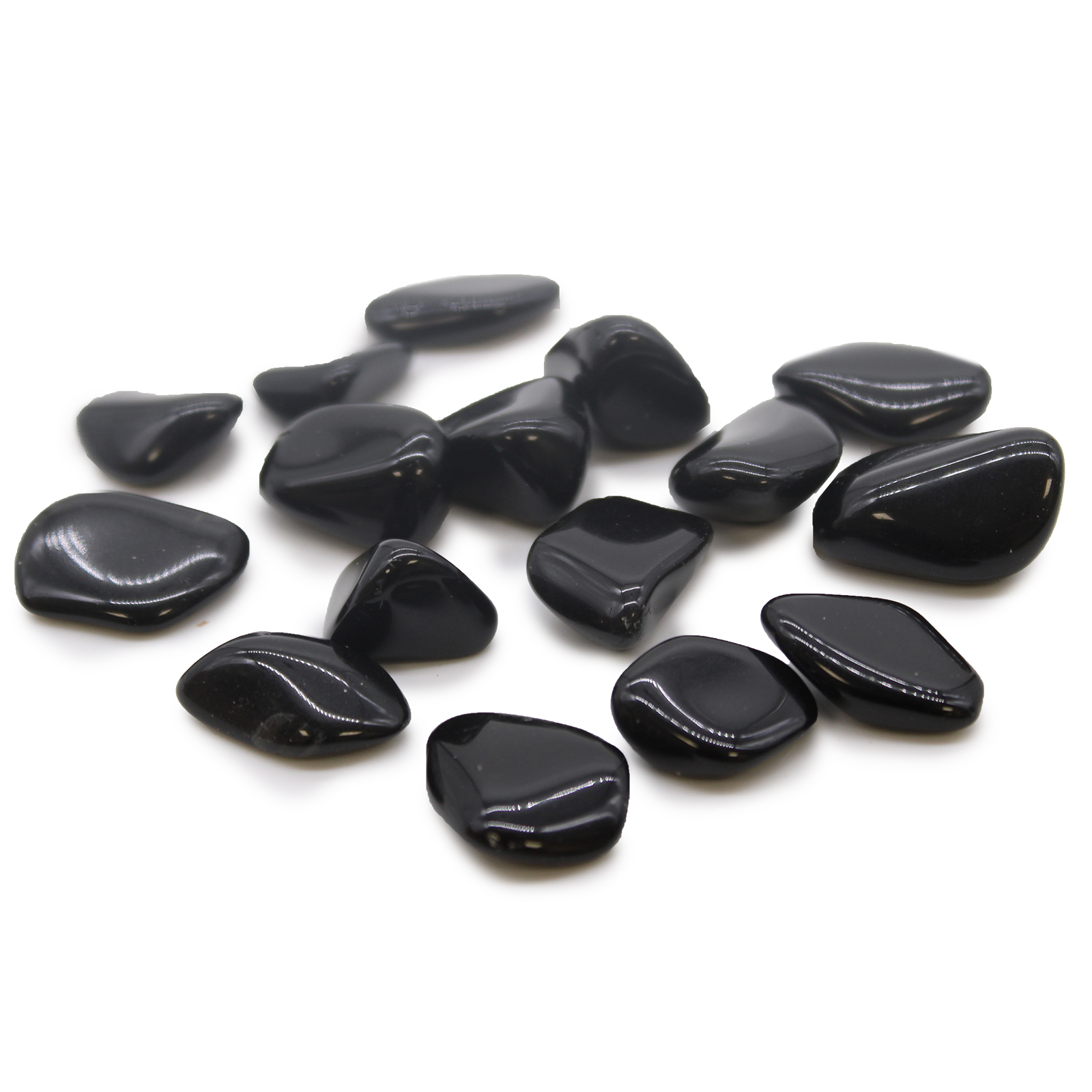 M Tumble Stone - Obsidian Black
