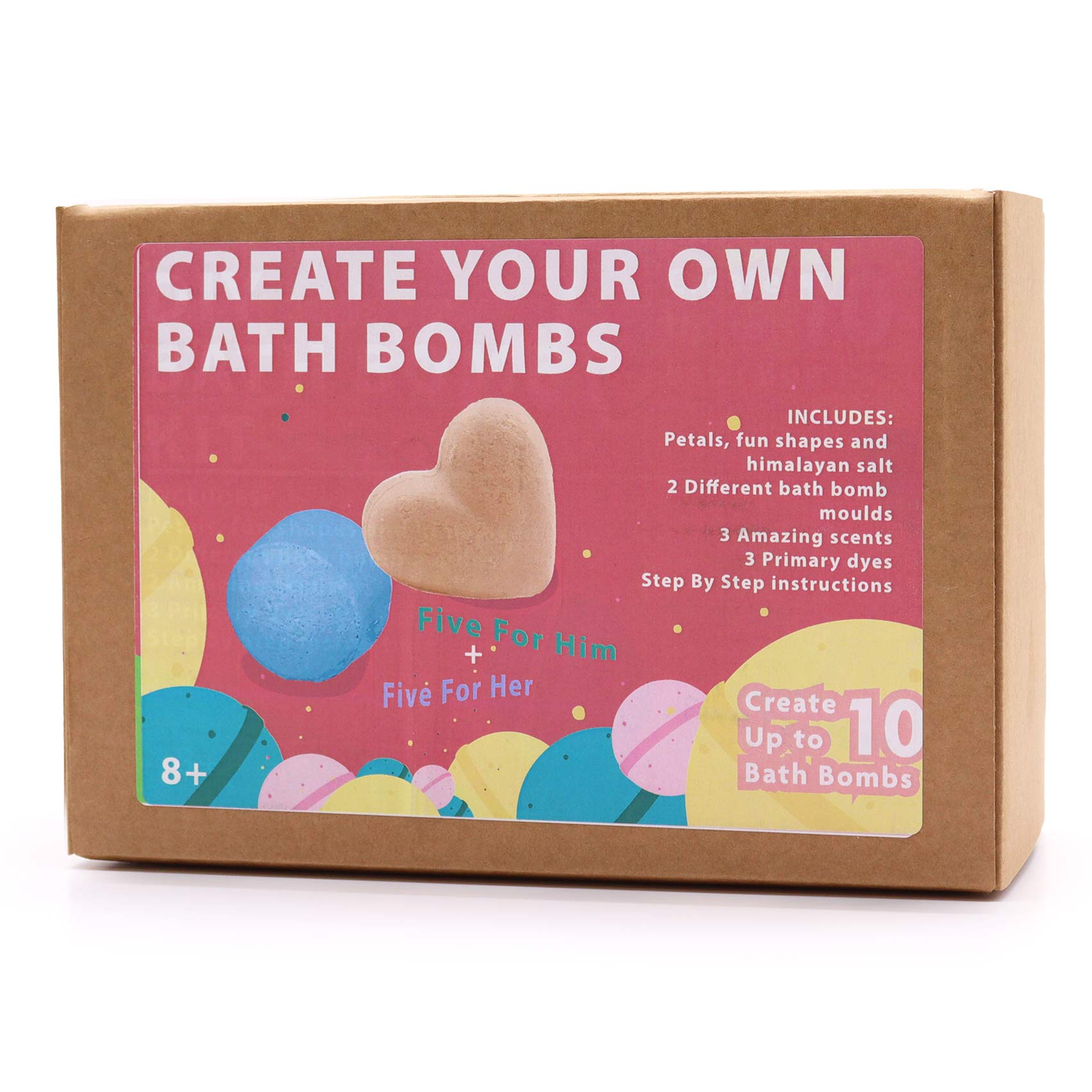 Bath Bomb Kit - Rose & Bubblegum