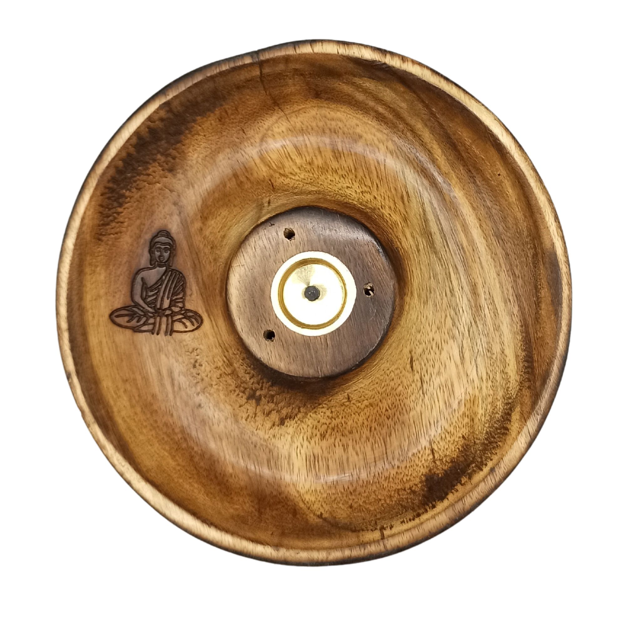 Incense Stick & Cone Burner Disc - Buddha