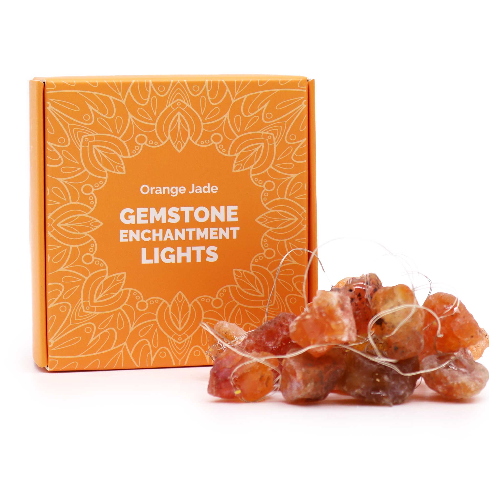 Gemstone Enchantment Lights - Orange Jade