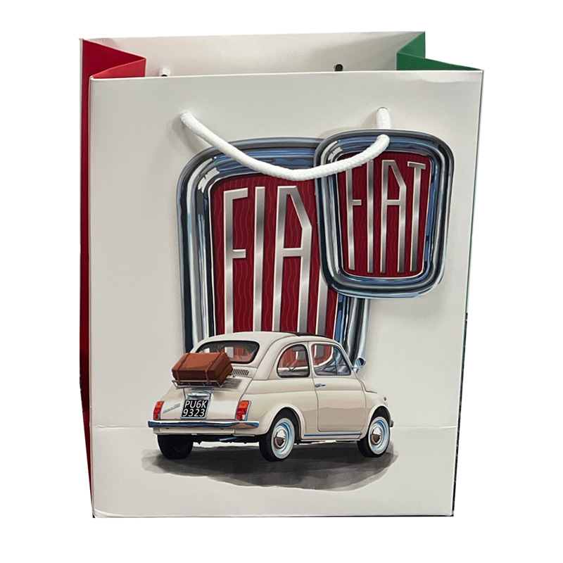 Gift Bag (Medium) - Fiat 500 Red & White