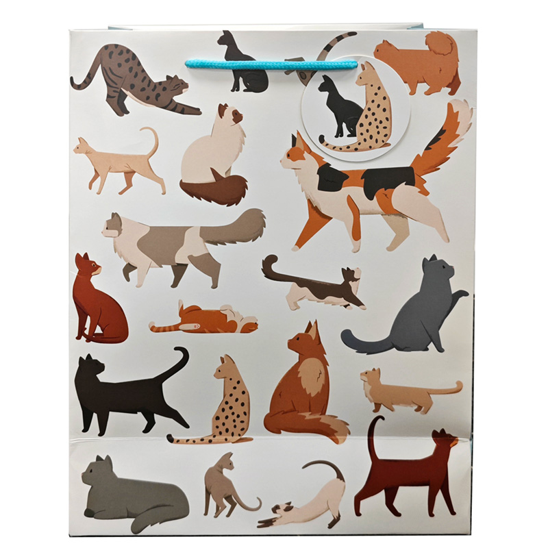 Gift Bag (Large) - Feline Fine Cats