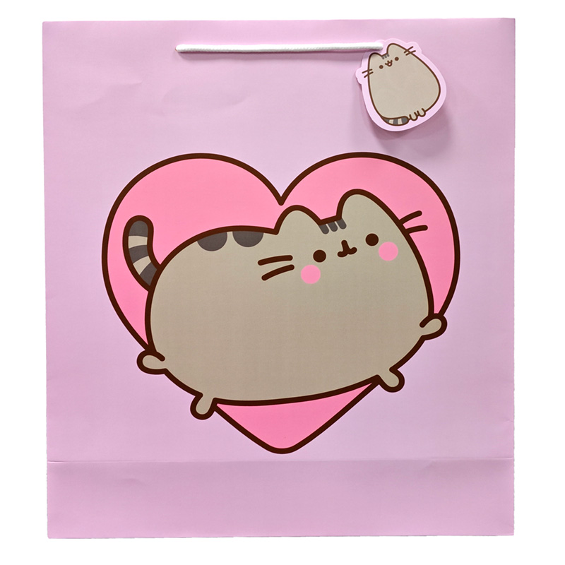 Gift Bag (Extra Large) - Pusheen the Cat heart