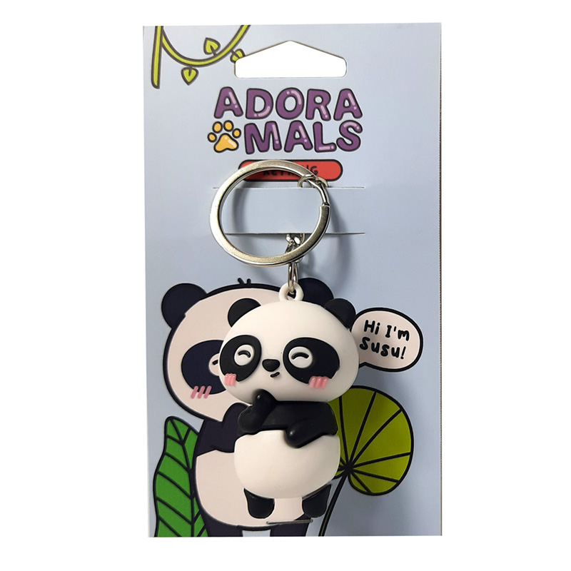 3D PVC Keyring - Adoramals Susu the Panda