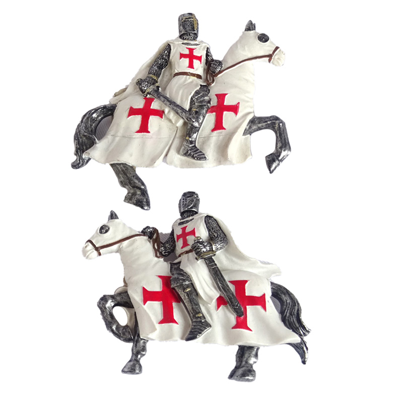 Souvenir Magnet - Crusader Knight on Horseback Defender