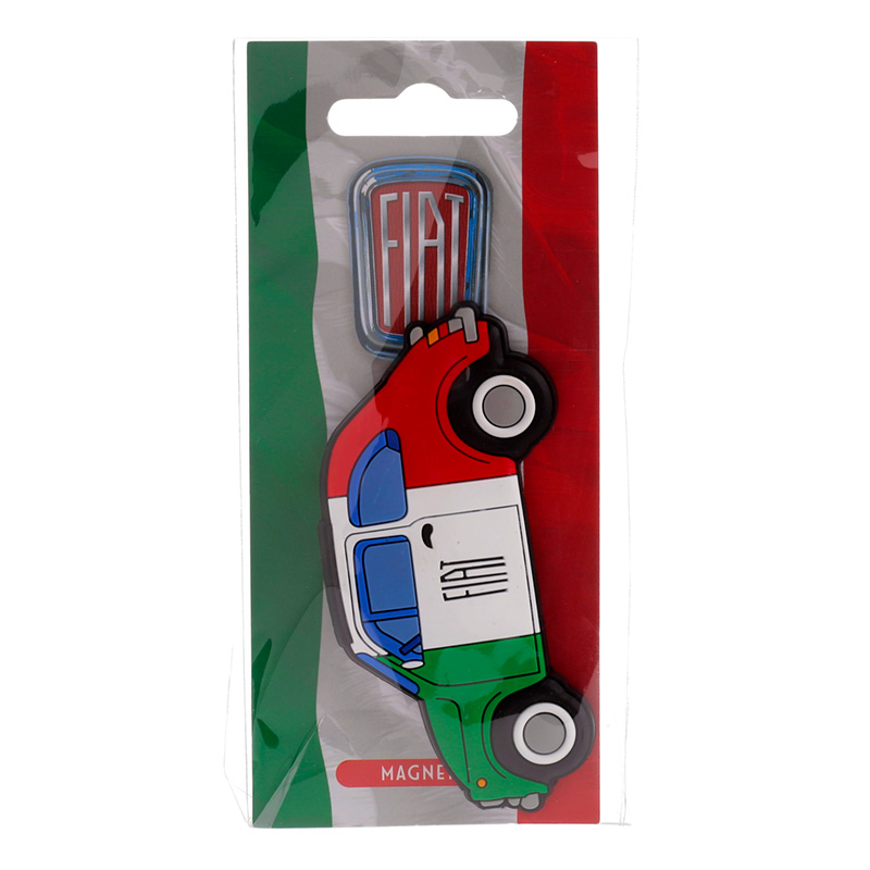 PVC Magnet - Fiat 500 Italian Flag