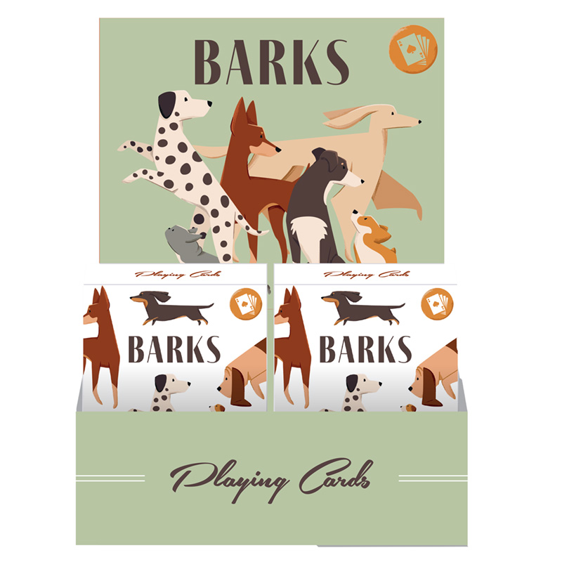 Standard Deck of Playing Cards - Barks Dog