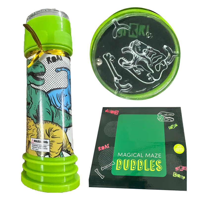 Fun Kids Maze Top Bubbles - Dinosauria