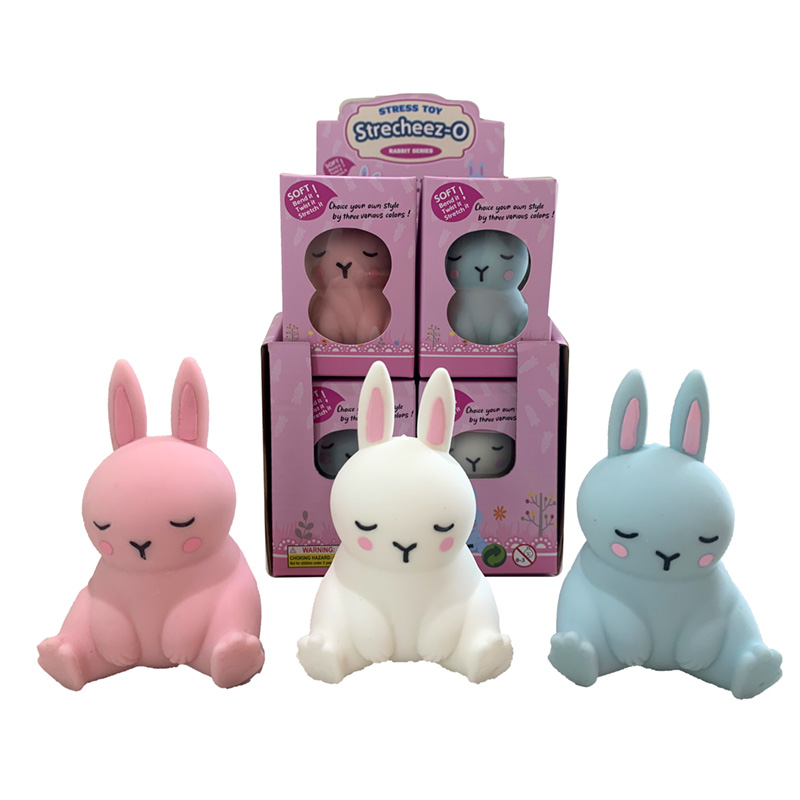 Fun Kids Squeezy Stretchy Cute Bunny Rabbit