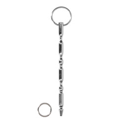 Ouch Urethral Sounding Steel Dilator With Ring<br>