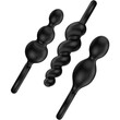 Satisfyer Booty Call Set Of 3 Black Anal Plugs<br>