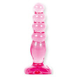 Crystal Jellies Anal Delight Butt Plug Pink<br>