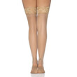 Leg Avenue Stay Up Sheer Thigh Hold Ups Nude UK 6 to 12<br>