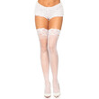 Leg Avenue Stay Up Sheer Thigh Hold Ups White UK 6 to 12<br>