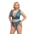 Cottelli Curves Bralette and Crotchless Thong Set<br>