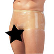LateX Boxers With Penis Sleeve Clear<br>