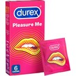 Durex Pleasure Me Ribbed And Dotted Condoms 6 Pack<br>