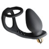 Rocks Off 7 Speed ROZen Cock Ring And Anal Plug Black<br>