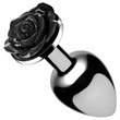 XR Booty Sparks Black Rose Anal Plug Small<br>