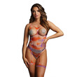 Le Desir Bliss Open Cup Strappy Teddy Tie Dye  UK 6 to 14<br>