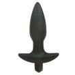 Silicone Butt Plug With Vibrating Bullet<br>