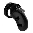 Man Cage 01 Male 3.5 Inch Black Chastity Cage<br>