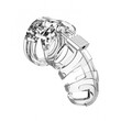 Man Cage 02 Male 3.5 Inch Clear Chastity Cage<br>
