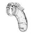 Man Cage 03 Male 4.5 Inch Clear Chastity Cage<br>