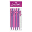 Bachelorette Party Favors 10 Pecker Straws Pink And Purple<br>