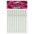 Lovetoy Pack Of 9 Willy Straws Glow In The Dark<br>