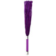 Purple Suede Flogger With Glass Handle And Crystal<br>