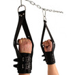 The Red Deluxe Leather Suspension Handcuffs<br>