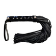 Rouge Short Leather Flogger With Studs<br>