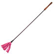 Rouge Garments Riding Crop With Wooden Handle Pink<br>