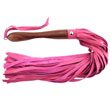 Rouge Garments Wooden Handled Pink Leather Flogger<br>