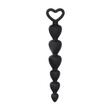 Black Silicone Anal Beads<br>