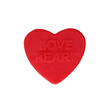 Love Heart Rose Scented Soap Bar<br>