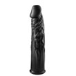 1 Inch Length Extender Penis Sleeve 7.5 inches Black<br>