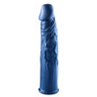 1 Inch Length Extender Penis Sleeve 7.5 inches Blue<br>