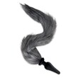 Furry Tales Grey Foxtail Butt Plug<br>