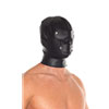 Leather Full Face Mask With Detachable Blinkers<br>