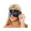 Leather Blindfold With Detachable Blinkers<br>